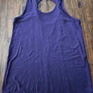 ZYIA Deep Purple Twist Tank Top Size Small